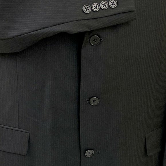 Daniel Cremieux Loro Piana Wool Suit Gray Pinstripe 44L - Picture 5 of 12